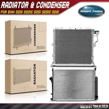 Radiator & AC Condenser Cooling Kit for BMW 323i 323is 325i 325is 328i 328is E36