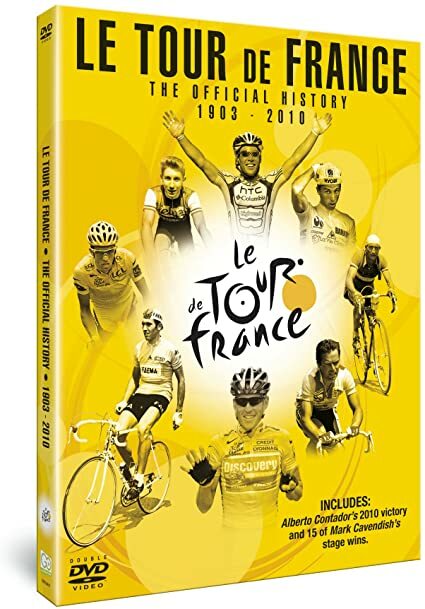 LE TOUR DE FRANCE THE OFFICIAL HISTORY 1903 - 2010 - 2 DVD BOX SET