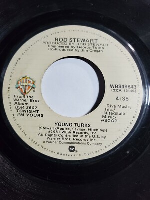 ROD STEWART - YOUNG TURKS/ Sonny WB VG F125