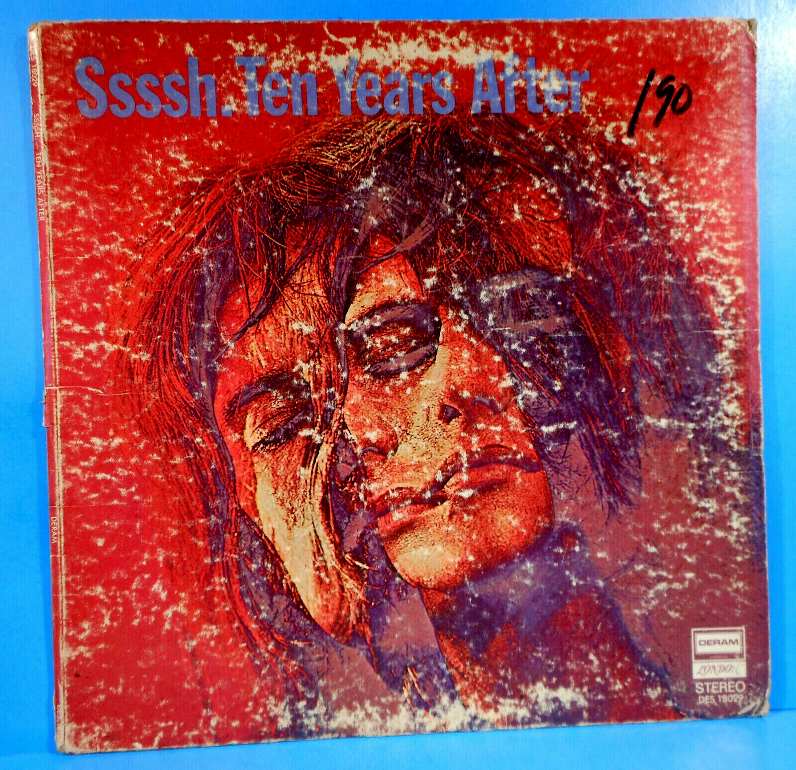 TEN YEARS AFTER SSSSH LP 1969 ORIGINAL PRESS ALVIN LEE NICE CONDITION! G+/VG!!B