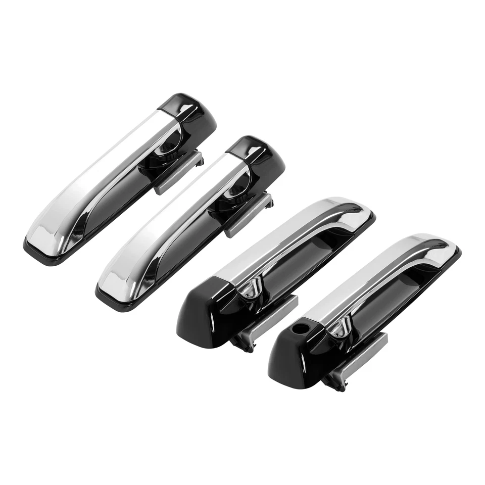 Fits Dodge Ram 1500 2009-2024/ 2500 11-24 Outside Door Handle Black+Slivery 4Pcs Foto 4 de 4