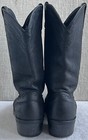 Vintage Abilene Men’s Black Leather Vibram 430 Sole Roper Boot US 11.5 EUC — photo 7