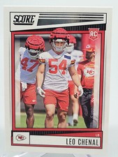 2022 PANINI SCORE LEO CHENAL ROOKIE FOOTBALL CARD CHIEFS NFL donruss topps fleer