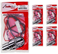 5 Pack 14 GA Gauge 2 Pin Male/Female Terminals Quick Disconnect Harness Auto