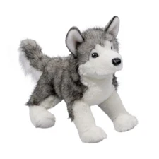 LOBO the Plush HUSKY Dog Stuffed Animal - by Douglas Cuddle Toys - #2423