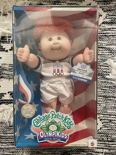 Cabbage Patch Kids Olympikids Special Edition Olympics Tennis  Alden Parnel NEW