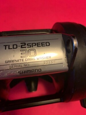 SHIMANO TLD30 2-SPEED FISHING REEL+THE BOX & WRENCH REBUILT WITH