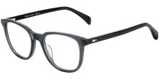 Rag  Bone Men's Grey Soft Square Eyeglass Frame w/ Spring Hinge RNB7052 0KB7 20