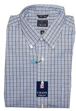 Chaps Mens Shirt Classic-Fit Button-Down Collar Wrinkle Free 16.5 34/35