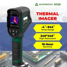 AMPBANK H128 Thermal Camera with TISR Image Enhancement Tech 128x128 Pixel