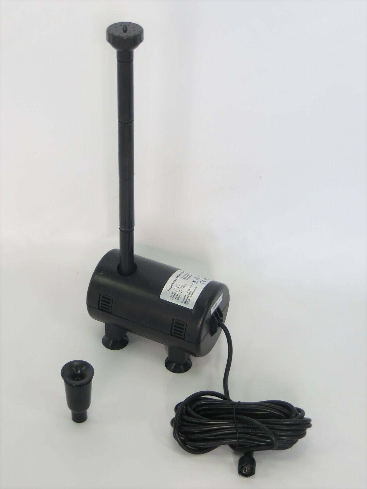 50W Solar Pumpenset mit 2 Pumpen Gartenteich Springbrunnen Solar Teich