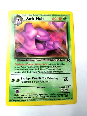 dark muk pokemon card value Carta Pokmon 007/065 Sp Original Japonesa Perfect for collectors and enthusiasts. Dark Muk 2004 EX: Team