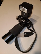 vVintage Vivitar v2000 35mm Camera W/Flash Zoom Lens