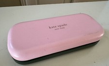 Kate Spade Pink Green So Happy To See You Sunglasses Hard Shell Case Only 6.5"
