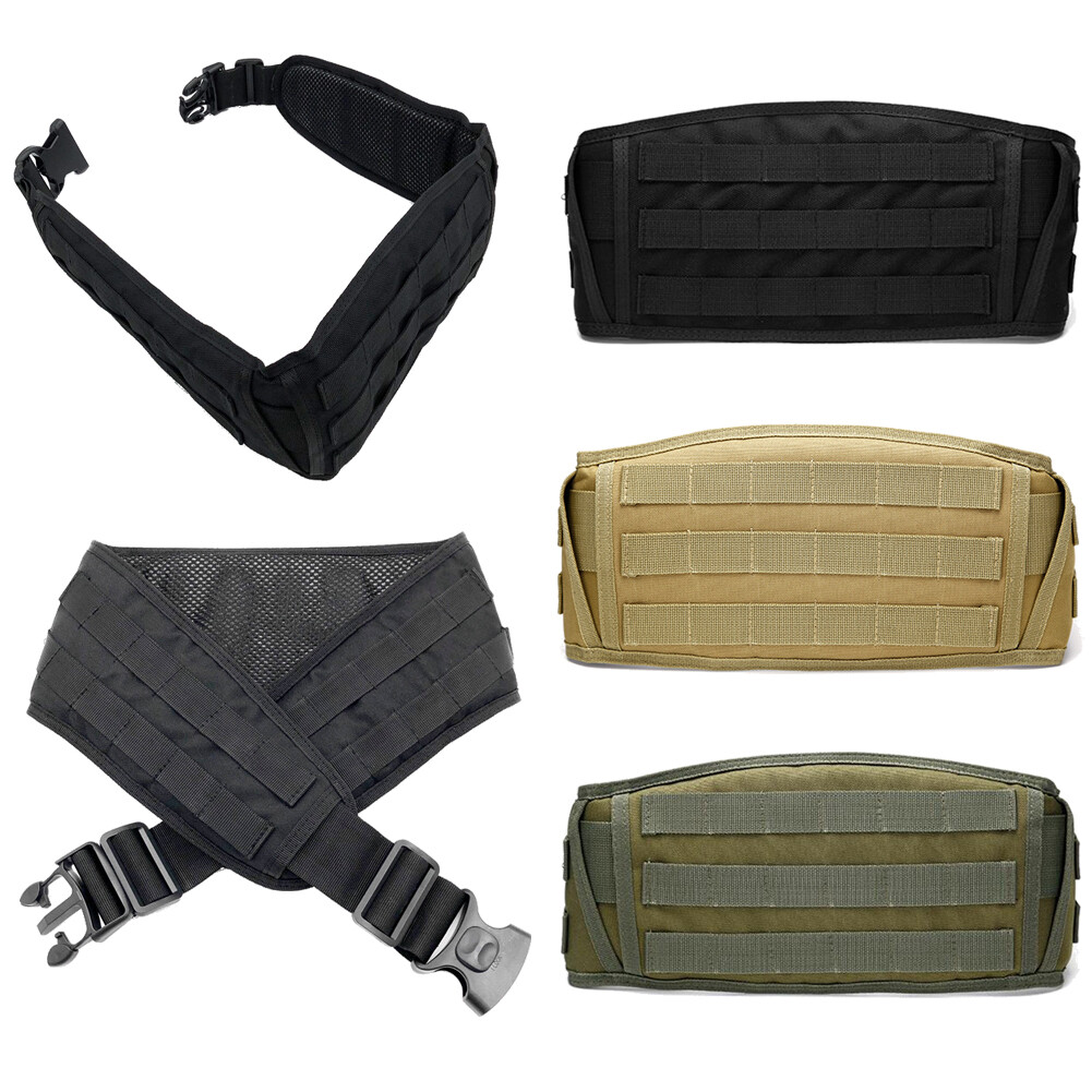 Tactical Waist Strap Men Military Molle Belt Army Hunting Outdoor Waistband  USA
