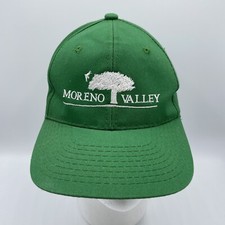 Moreno Valley Hat Youth Kids Green Adjustable Strapback Baseball Cap California
