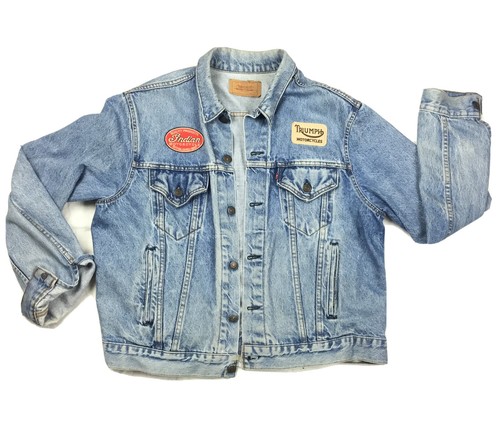Levis Racing Patches Denim Trucker Jean 