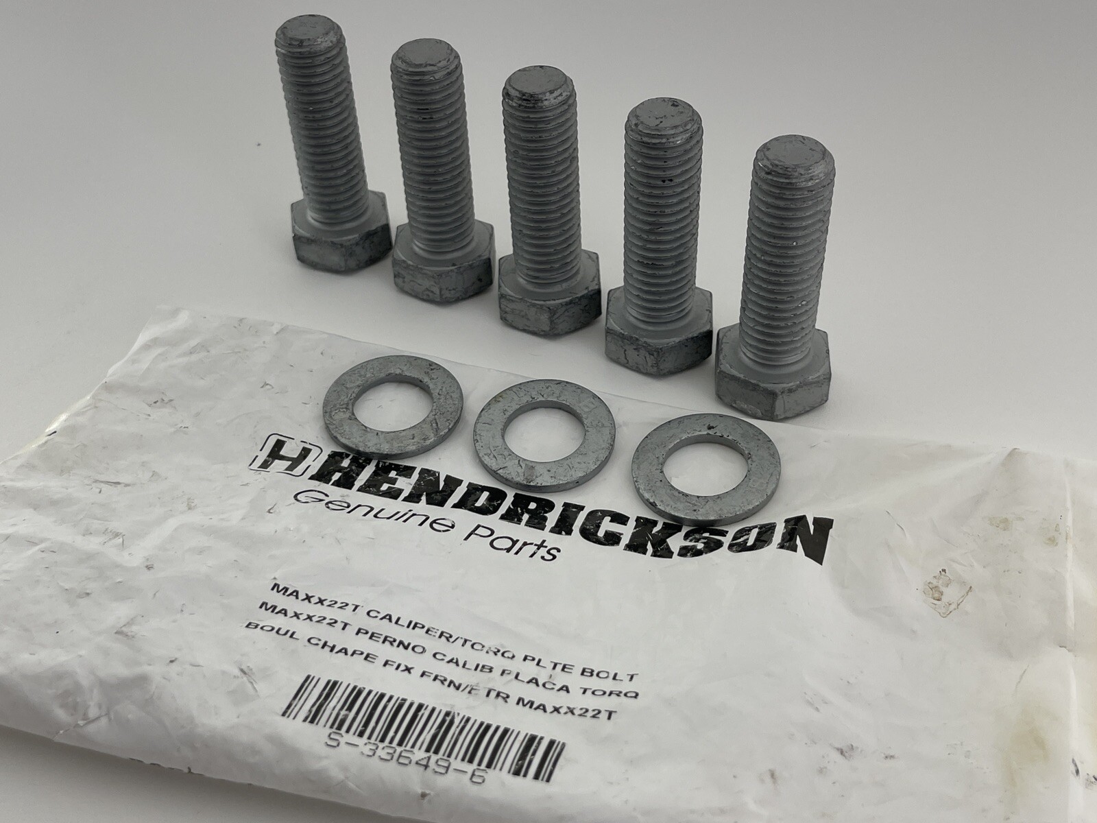 NEW HENDRICKSON S336496 MAXX22 T CALIPER TORQUE PLATE BOLT HARDWARE