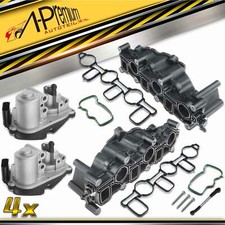 2x Ansaugbrücke+2x Stellmotor für Audi A4 A5 A6 Q5 Q7 VW Touareg 2.7L 3.0Diesel
