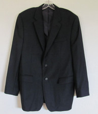 Lauren Ralph Lauren Sport Coat Jacket-Navy Blue-100 Wool- Size 42 L
