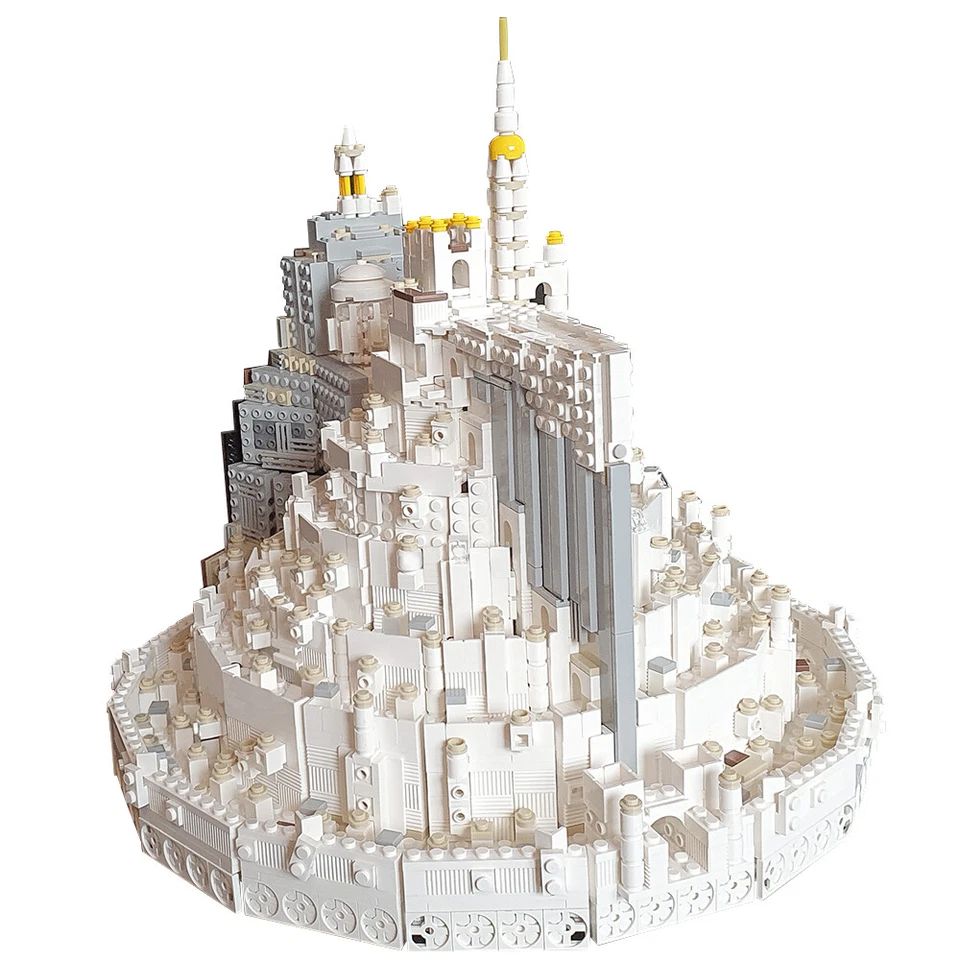 DIY Model Building Blocks Set for Minas Tirith MOC Bricks Toys Collection Gift - Image 2 of 4