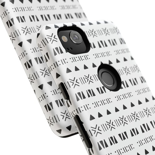 Black and White Southwestern Aztec Pattern Google Pixel Tough Cases - 第 115/131 張圖片