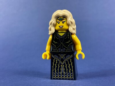 LEGO  Figur Wikinger Ritter Frau Tänzerin Adel 10332 21343 MOC Kleid schwarz