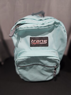 Trans by Jansport Backpack Laptop Sleeve School Bag Aqua 4 Pockets Adjustable | eBay Trans by Jansport Backpack Laptop Sleeve School Bag Aqua 4 Pockets Adjustable | eBay