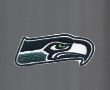 New 1 3/8 x 3 1/8" Seattle Seahawks Iron on Patch Free Shipping