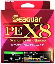 Seaguar P.E Line Grand Max X8 300m Size 0.8 18lb New From Japan M618