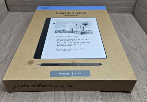 New Sealed 2024 Amazon Kindle Scribe Tungsten 32gb w/Premium Pen - Picture 8 of 8