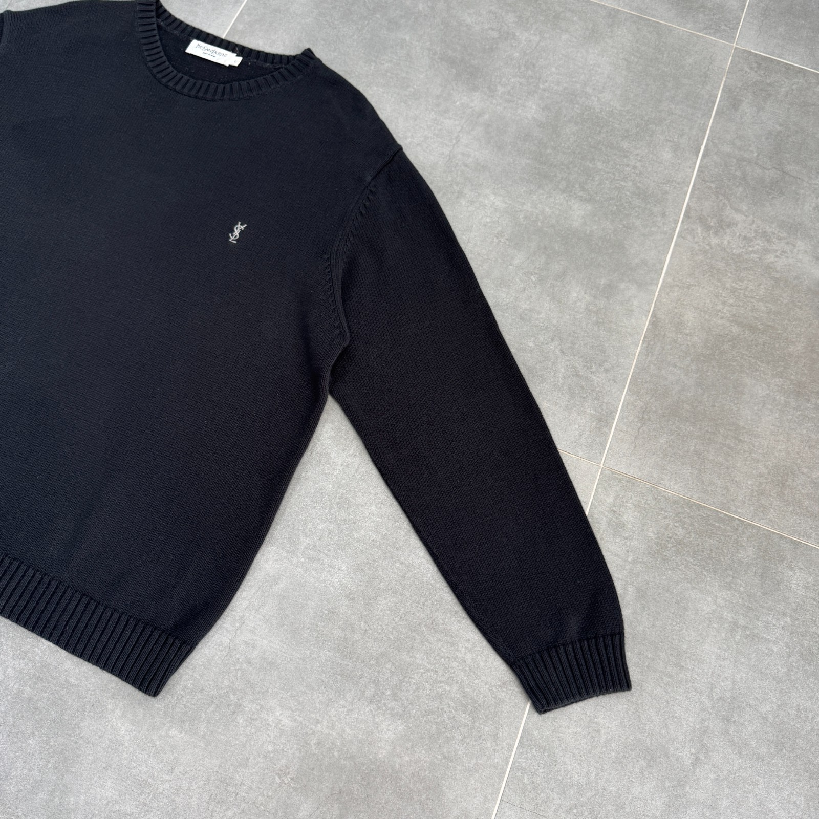 Maglione pullover vintage Yves Saint Laurent Pour Homme YSL taglia L