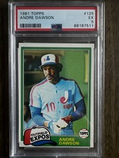 1981 Topps Andre Dawson 125