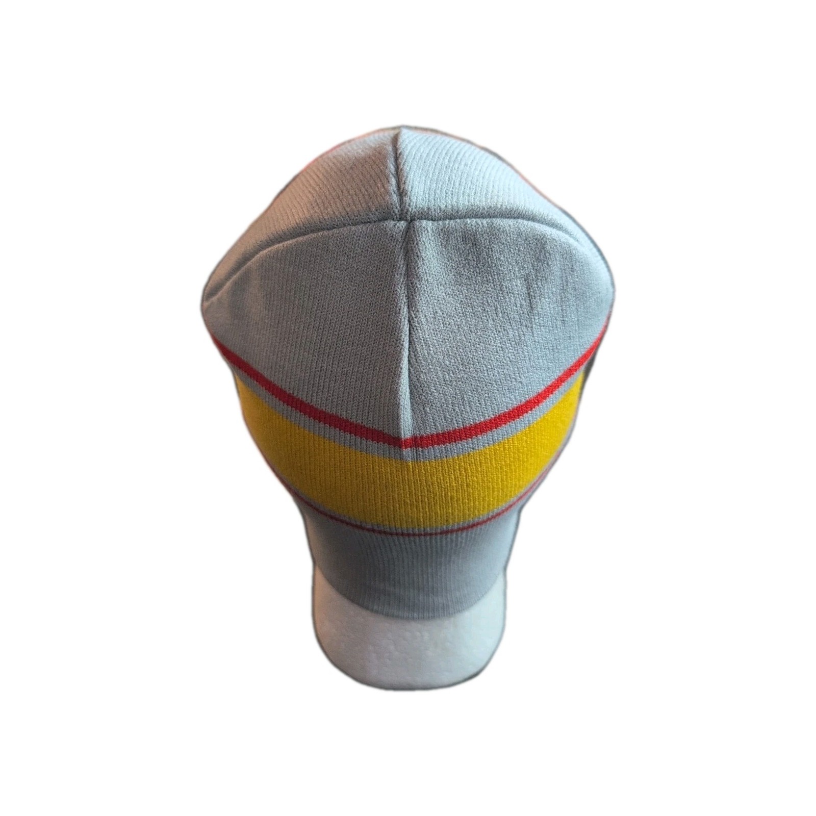 Shell Rotella Gray Beanie, Knit Cap,  Patch Logo - image 3