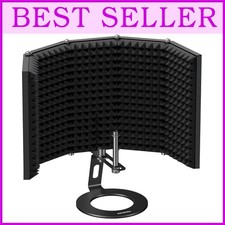 Foldable Microphone Isolation Shield=