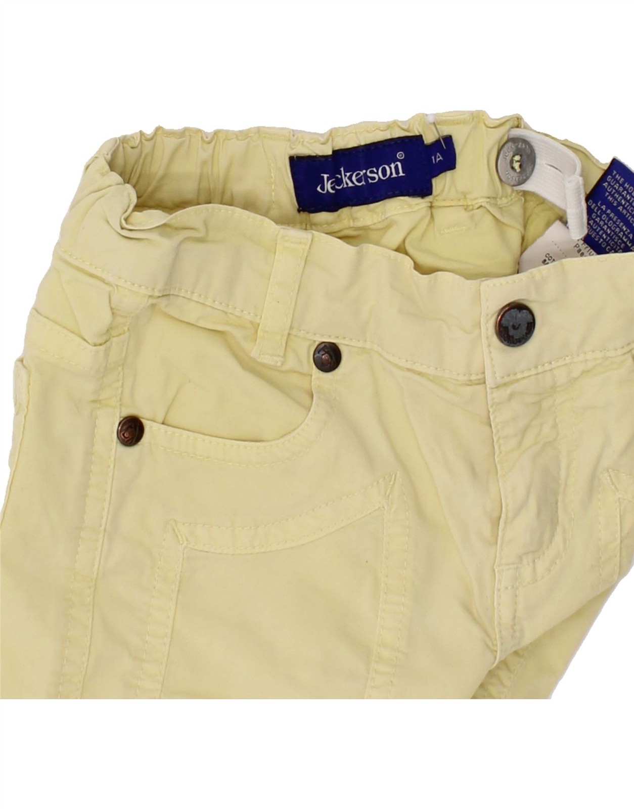 JECKERSON Baby Boys Casual Shorts 9-12 Months Yellow Cotton AQ07 image 3