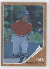 2011 Topps Heritage Minor League Edition Blue Tint 156/620 LJ Hoes #134 a6s