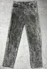 Levis 536 Corduroy Jeans USA Made Mens 28x30 Gray Acid Wash Y2K Tapered