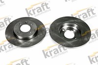 2X Kraft Automotive Bremsscheibe 6040060 FüR Golf Seat 1H5 VW 256Mm 3 Variant B3