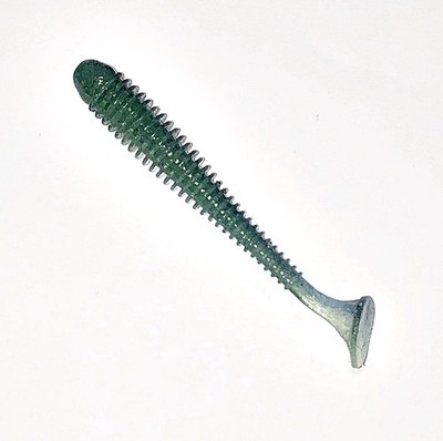 Keitech Swing Impact 4'' Blue Chartreuse