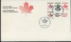 CANADA 1982 MAPLE LEAF DEFINITIVE BOOKLET PANE #945a FIRST DAY COVER !! M195