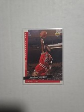 Michael Jordan Upper Deck 1993-94 #237 NBA Signature Moves Hang Time Bulls Hof