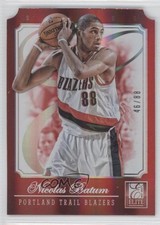 2012-13 Elite Status Red Die-Cut 46/88 Nicolas Batum #112 7p8
