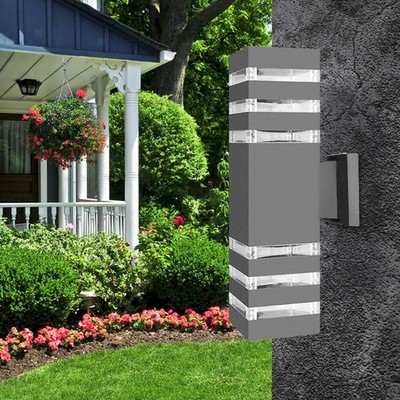 1pc Moderne LED Up Down Wandleuchte Dual Head Lamp Door Way Corridor IP65