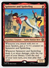 Spinneret and Spiderling #94 (NM) Spider-Man SPM Magic MTG