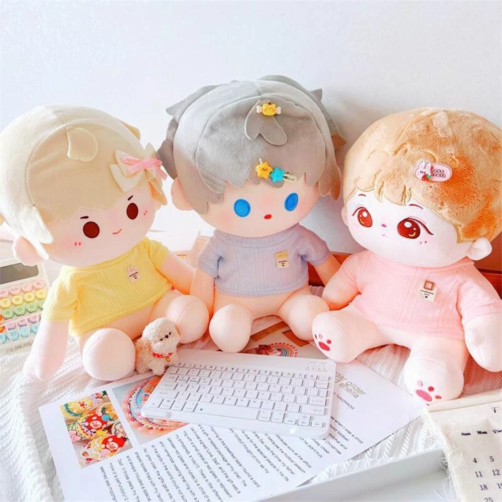 VETEMENTS Cambiare Vestire Gioco Bambola Vestiti Mini Maglietta Cava Cotone Peluche Bambola