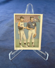 1982 FLEER BASEBALL STAMP # 242 NOLAN RYAND AND RON DAVIS! EXCELLENT CONDITION!6