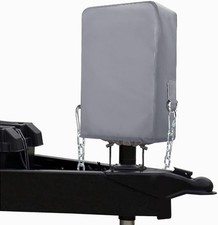 Electric Tongue Jack Cover with D Rings Drawstrings - PVC Coated M Color: Gray