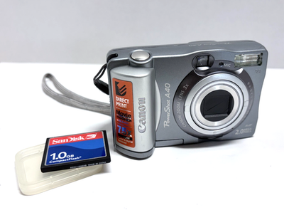 Canon PowerShot A40 2.0MP Digital Camera with CF memory card 