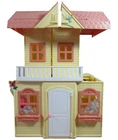 VINTAGE MATTEL BARBIE 1998 "POP UP PLAYHOUSE" FOLD UP PORTABLE SET FOR KELLY